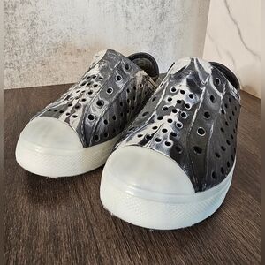 Skechers Boys Solar Beamz Marbled Light - Up Shoes Sneakers - Toddler Size 10